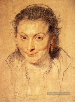 Portrait d’Isabella Brant Baroque Peter Paul Rubens Peinture à l'huile